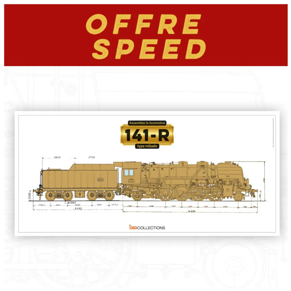 OFFRE SPEED Locomotive 141R - Box 4 & 5 - IXOCOLLECTIONS