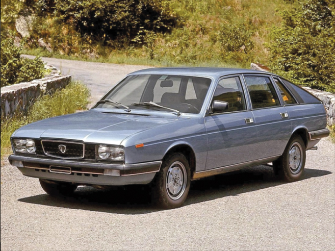 La carrocería de la berlina Gamma tenía un coeficiente de resistencia aerodinámica de 0,37, bastante notable para su tiempo. © IXO Collections SAS - Tous droits réservés. Crédits photo © Lancia D.R.