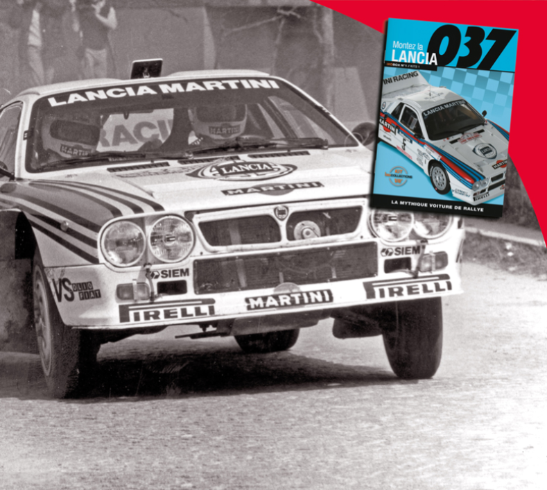 Collector's screw box, ‘Lancia 037’ metal plate, mechanic figurines, and much more!Don't miss this unique edition!