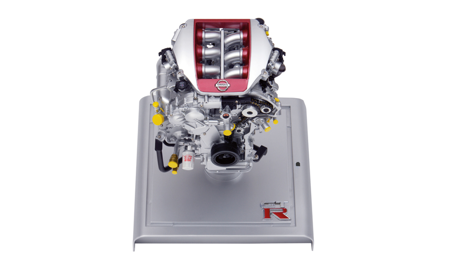 NISSAN GT-R ENGINE A detailed and faithful reproduction of the engine