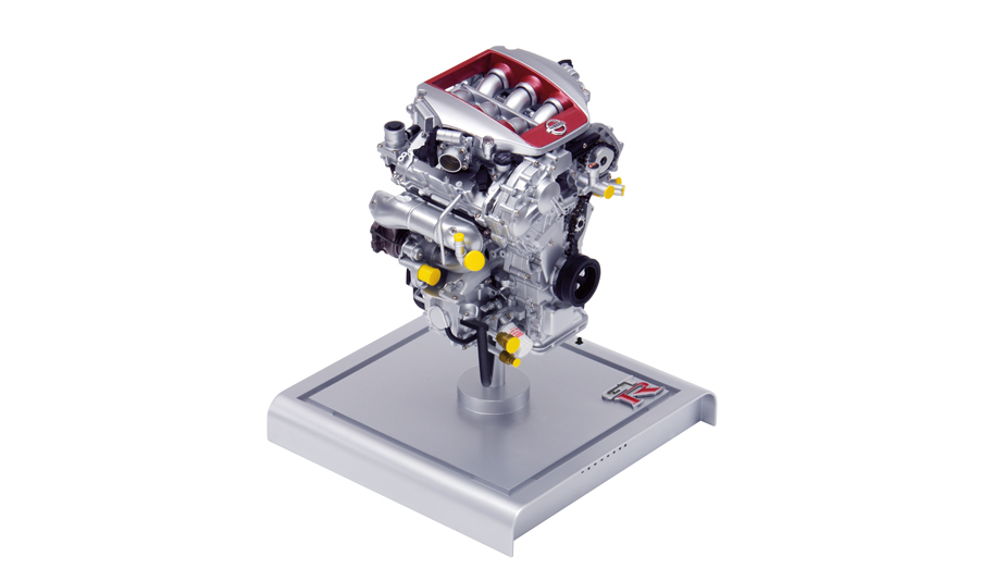 NISSAN GT-R ENGINE A detailed and faithful reproduction of the engine