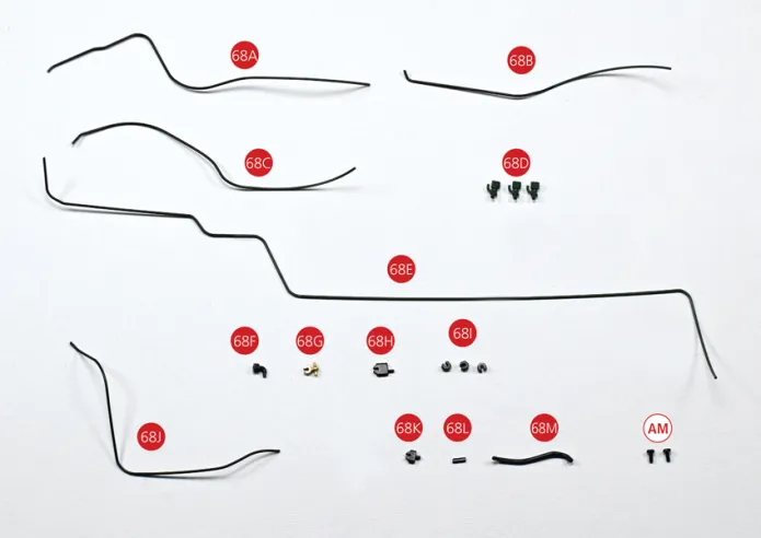 Parts of kit 68