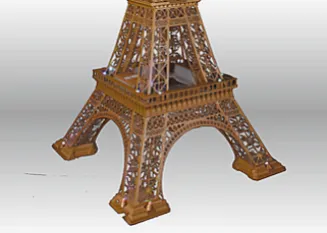 Guias de montagem Tour Eiffel
