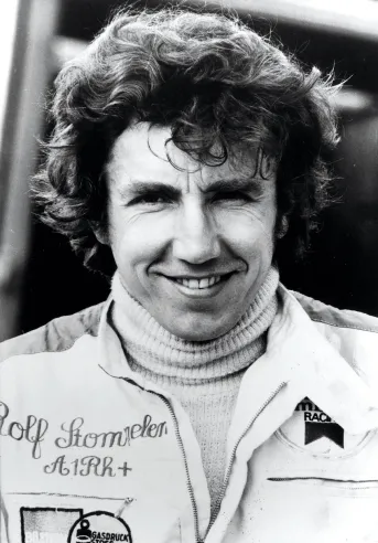 Oben: Gerhard Mitter während der EM-Saison Bergrennen 1968, seinem dritten Titel in Folge. Unten: Rolf Stommelen in 1976.© IXO Collections SAS - Tous droits réservés. 