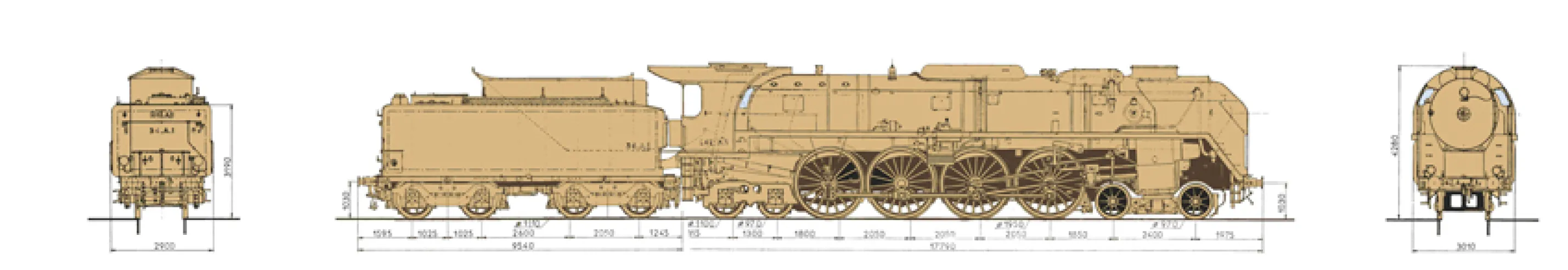 When the 141-R locomotives arrived, a few SNCF engineers still believed in the future of steam, such as the famous André Chapelon, whom the SNCF allowed to conduct tests with the 242-A-1, which developed 4,000 hp. When Chapelon retired in 1953, the page was turned and this locomotive was scrapped in 1957.© IXO Collections SAS - Tous droits réservés. Crédits photo ©&nbsp;Collection Trainsconsultant-Lamming