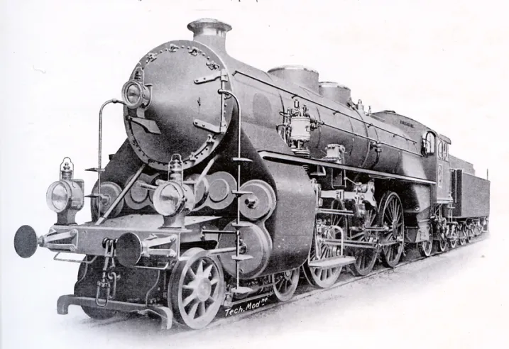 A elegante locomotiva alemã «Pacific» S 3/6, construída na Baviera, tornou-se, a partir de 1906, a locomotiva de velocidade por excellencia a nível mundial.  © IXO Collections SAS - Tous droits réservés. Crédits photo ©&nbsp;Collection Trainsconsultant-Lamming