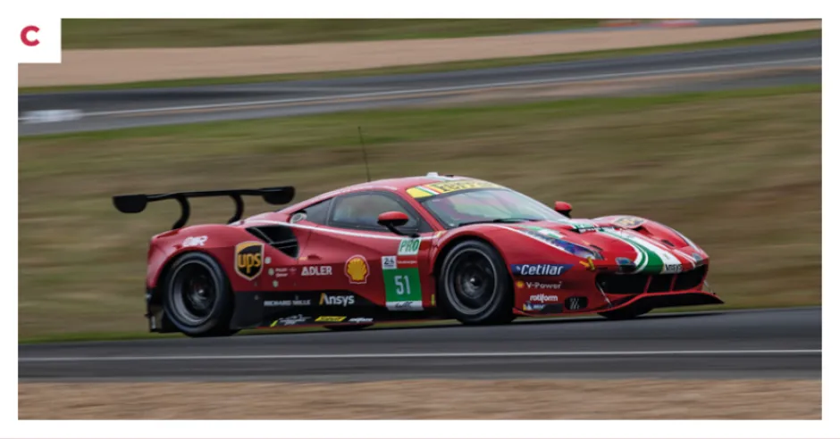 C. In 2021, the AF Corse team's Ferrari 488 GTE No. 51 won at Le Mans, in addition to victories in Portugal and the second round in Bahrain.© IXO Collections SAS - Tous droits réservés.