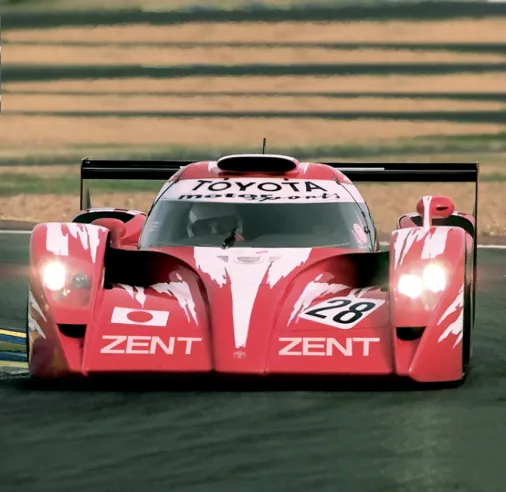 The Toyota GT-One was designed in 1997 to race exclusively at Le Mans, with its front section designed to make it faster on long straights.© IXO Collections SAS - Tous droits réservés.