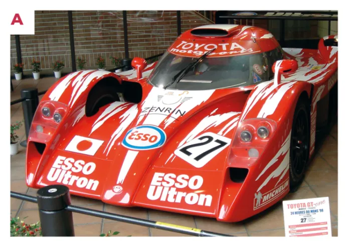 B. The twin-turbo 600 hp V8 engine (which also has a semi-structural function) is not derived from the TS010's V10, but from the 10-year-old Group C car engine, which has been revised and lightened.© IXO Collections SAS - Tous droits réservés.