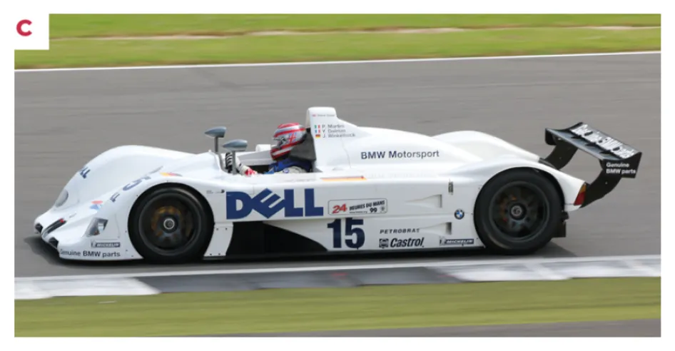 B. The first team for Le Mans 1999: Yannick Dalmas, Pierluigi Martini and Joachim Winkelhock.© IXO Collections SAS - Tous droits réservés.