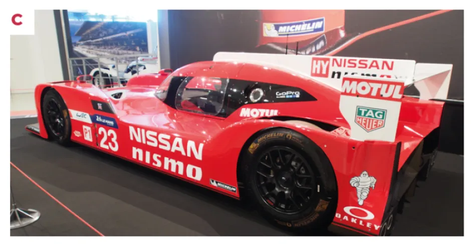 C. Trotz seiner enttäuschenden Ergebnisse wurde der GT-R LM Nismo dennoch im Museum der 24 Stunden von Le Mans präsentiert. © IXO Collections SAS - Tous droits réservés.