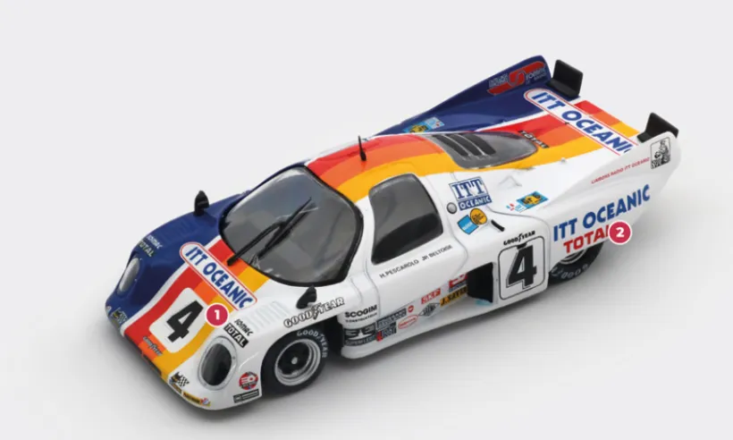 1. ITT Oceanic was the first of the new sponsors that enabled Rondeau to return to the track in 1979 with an upgraded car. Unlike Inaltéra, the company would not impose its name on either the team or the car.2. The streamlined rear wheels were a characteristic feature of the M378 and M379 models.© IXO Collections SAS - Tous droits réservés.