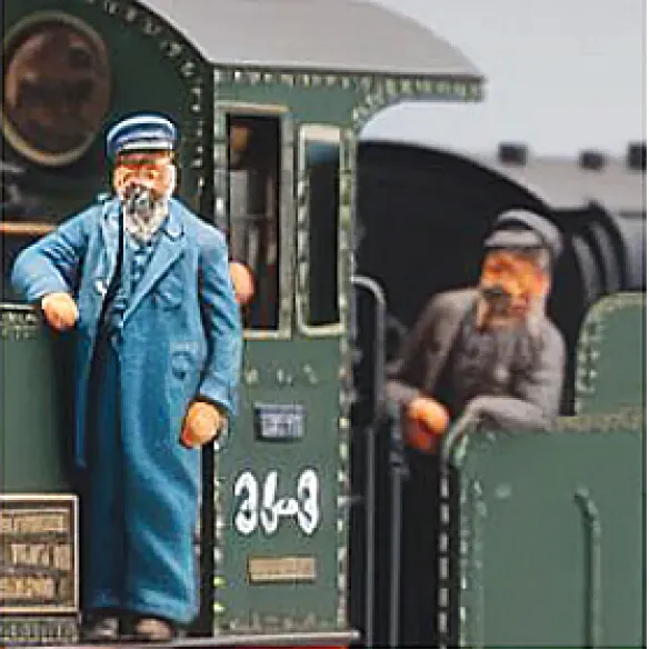 Statuette di ferrovieri dipinte a mano - REGALO PER GLI ABBONATI