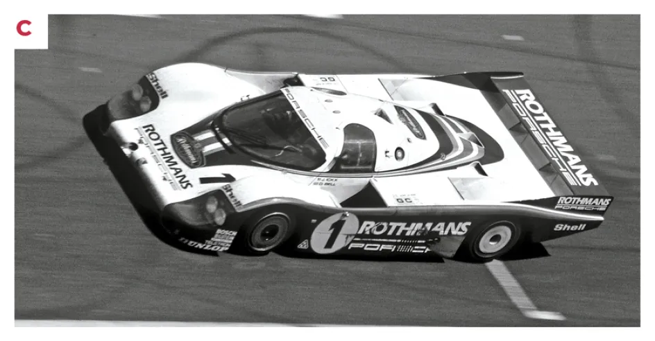 C. For Jacky Ickx and Derek Bell, who had already won at Le Mans in 1981 with a 936, the 1982 victory was their third, including the 1975 win with a Mirage GR8.© IXO Collections SAS - Tous droits réservés. 