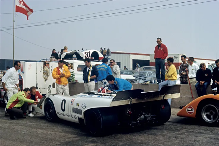 Das Heck des 917 PA ähnelt in seiner Form dem des 917 K, welcher 1970 präsentiert wurde.© IXO Collections SAS - Tous droits réservés.