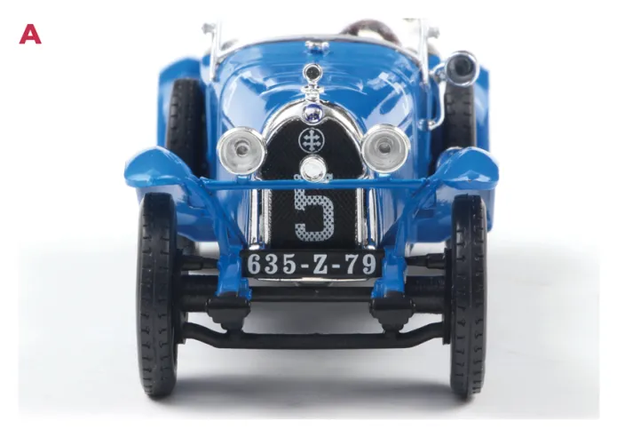 A. Der Lorraine-Dietrich B3-6, auch bekannt als „15 HP“, verdankt seinen Namen der steuerlichen PS-Leistung des Serienmodells, die auf der Grundlage des Hubraums berechnet wurde.© IXO Collections SAS - Tous droits réservés. 