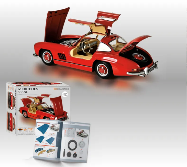 Each IXOCOLLECTIONS Full Kit comes with a richly illustrated and detailed assembly guide, designed to take you step by step through the assembly process. Whether you're a beginner or an experienced enthusiast, follow the clear, precise instructions to assemble each part with complete peace of mind.