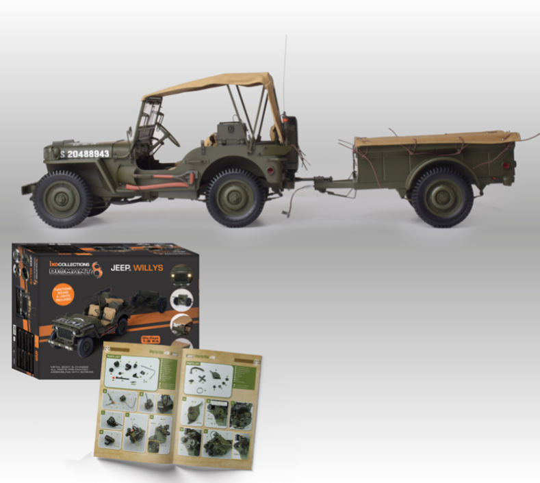 Ogni Kit Completo IXOCOLLECTIONS è accompagnato da una guida al montaggio riccamente illustrata e dettagliata, pensata per guidarti passo passo durante tutto il montaggio. Che tu sia un principiante o un appassionato esperto, segui le istruzioni chiare e precise per assemblare ogni pezzo in tutta tranquillità.
